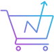 Icon-of-retail-shopping-cart-with-marketing-results-trending-upward