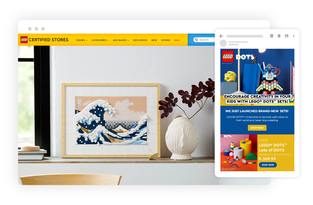 Marsello Customer Lego-Certified-Stores Email-Campaign