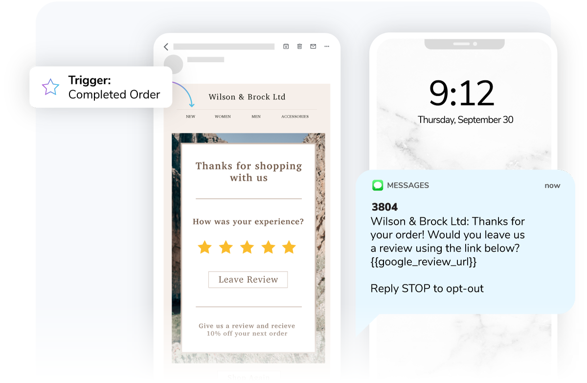 Marsello-automated-email-and-sms-notifications-requesting-google-reviews
