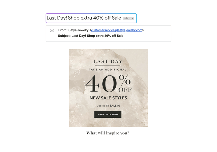 Satya 40% Off Sale