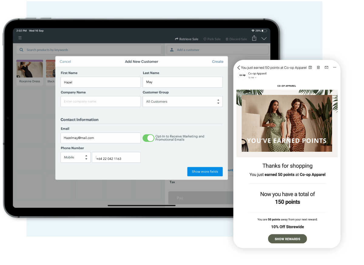 Vend-POS-rewards-screen-and-loyalty-email