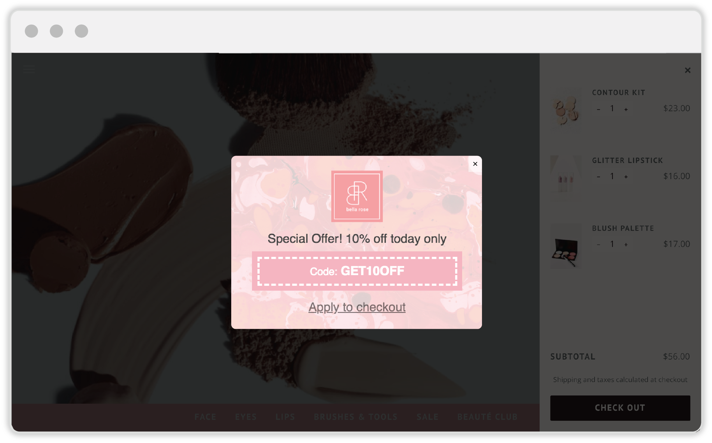 exit-intent-form-with-discount-code