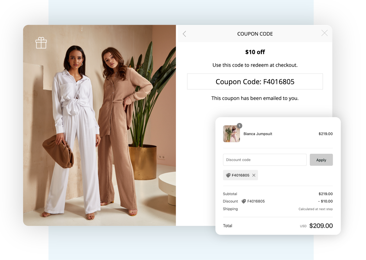 a Shopify merchant uses coupon code for dollar discount reward a Shopify merchant uses coupon code for dollar discount reward