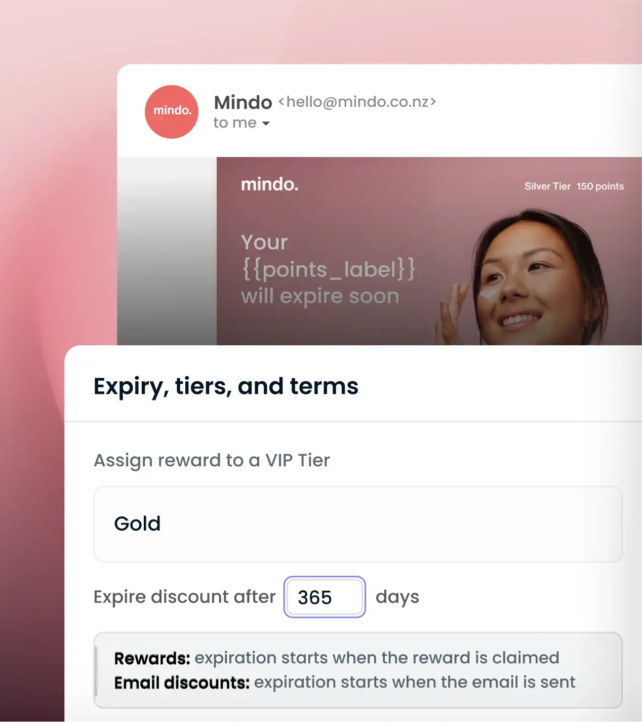 Loyalty program points expiry settings