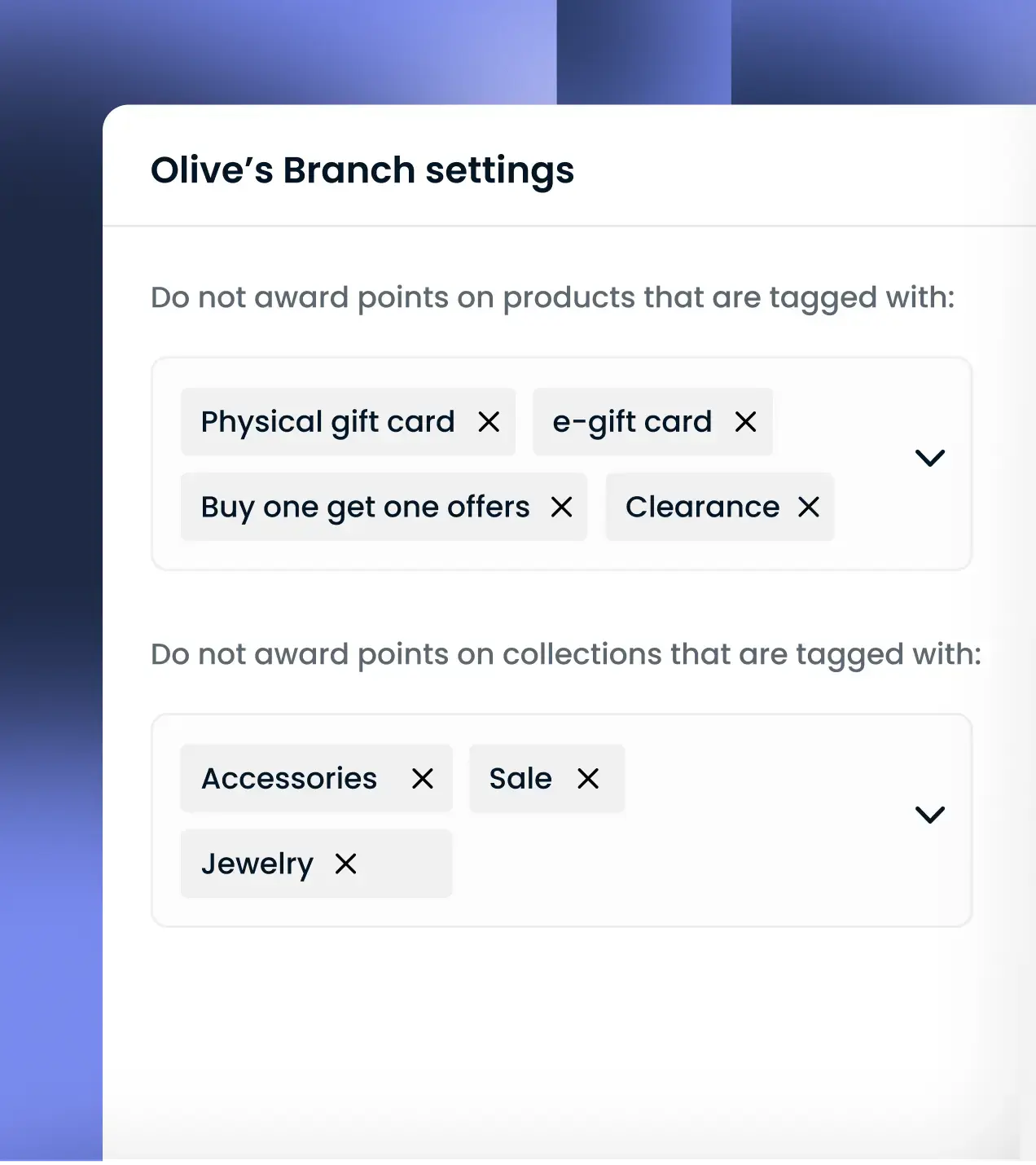 Loyalty program reward discount options