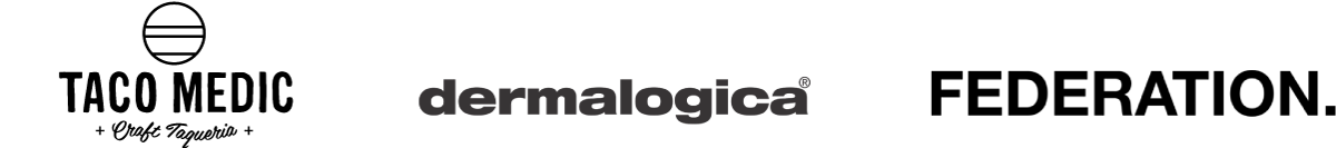 Taco-Medic-Dermalogica-Federation-Logos Taco-Medic-Dermalogica-Federation-Logos